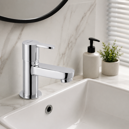 Parryware Claret Pillar Cock Tap for Wash Basin – Premium Chrome Finish