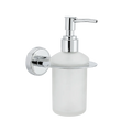 Germa Liquid Soap Dispenser | Premium Frosted Glass & 304 Stainless Steel Wall Mounted Bathroom Dispenser