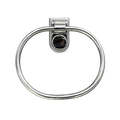Kerovit Premium Oval Towel Ring Holder – Wall Mounted Chrome Finish Bathroom Accessory