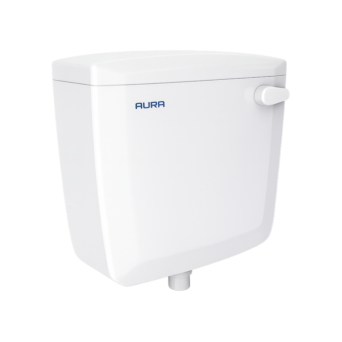 SUPREME Aura Single Flush Tank Cistern for Western Toilet | Universal Replacement Flush Tank