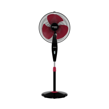 Crompton Torpedo HS PF High Speed 400mm Pedestal Fan | 2100 RPM | 105 CMM Air Delivery | 125W | 2 Year Warranty