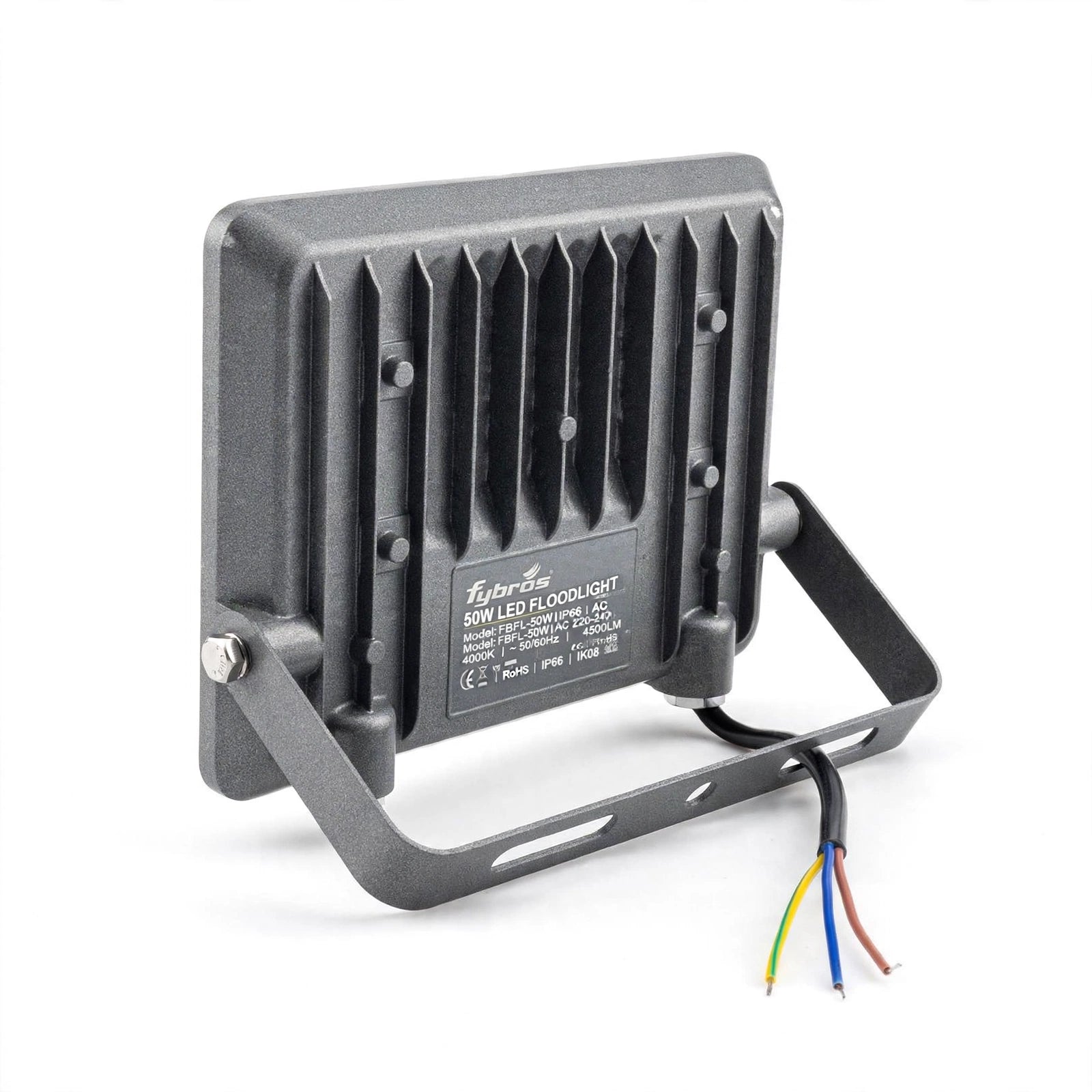Fybros ZEFY 50W LED Flood Light | IP66 Waterproof Outdoor Floodlight | Cool White 6500K