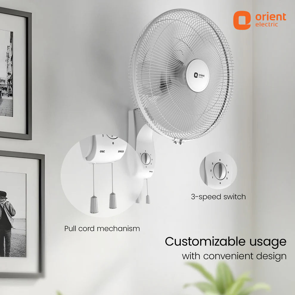 Orient Wall 47 3-in-1 High Speed Wall Fan