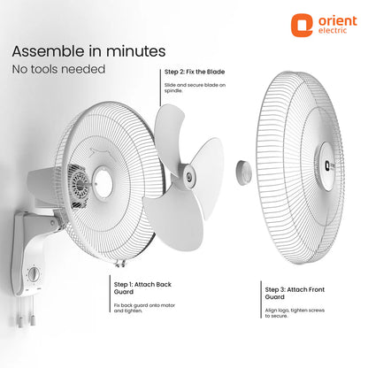 Orient Wall 47 3-in-1 High Speed Wall Fan