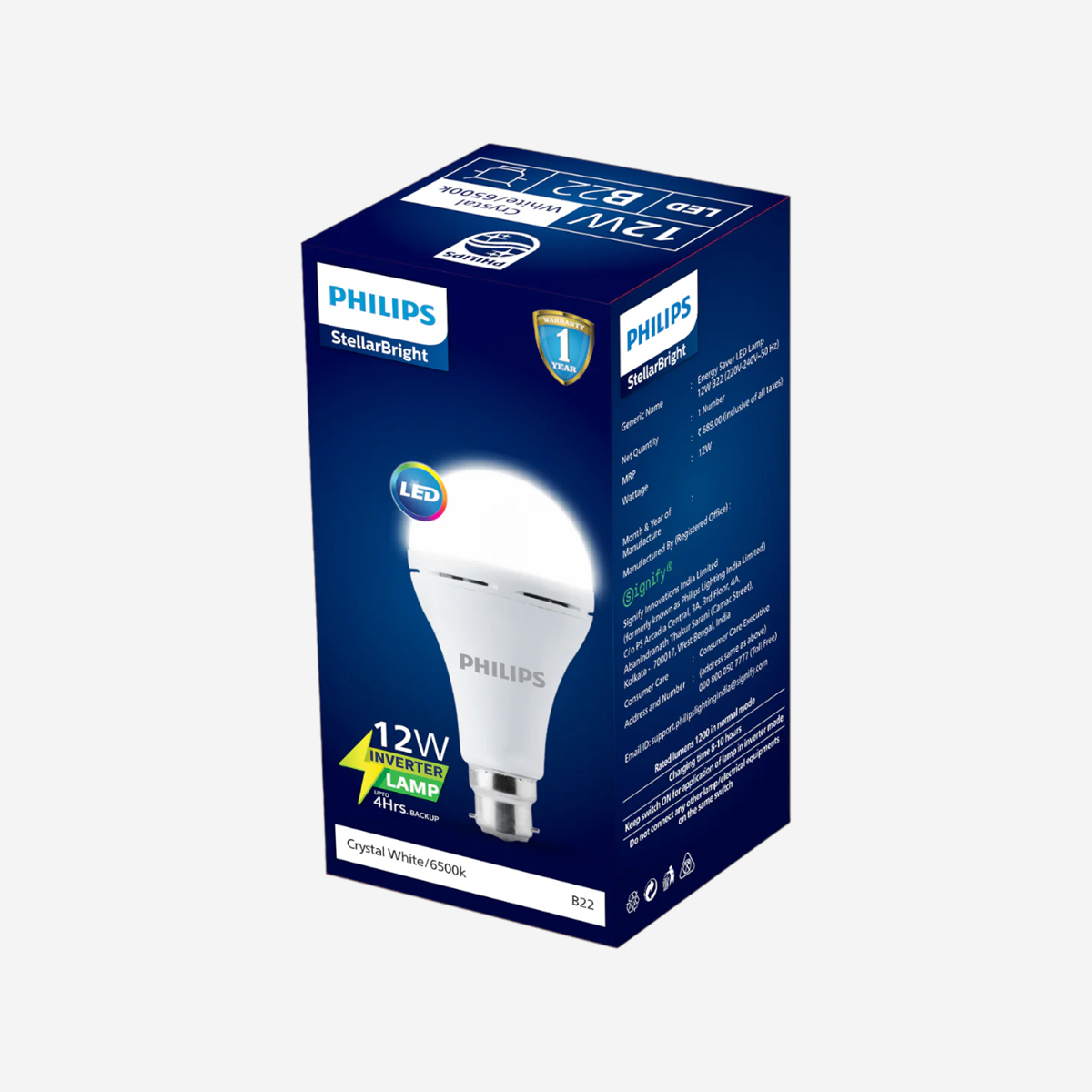 Philips Stellar Bright Emergency Inverter LED Bulb