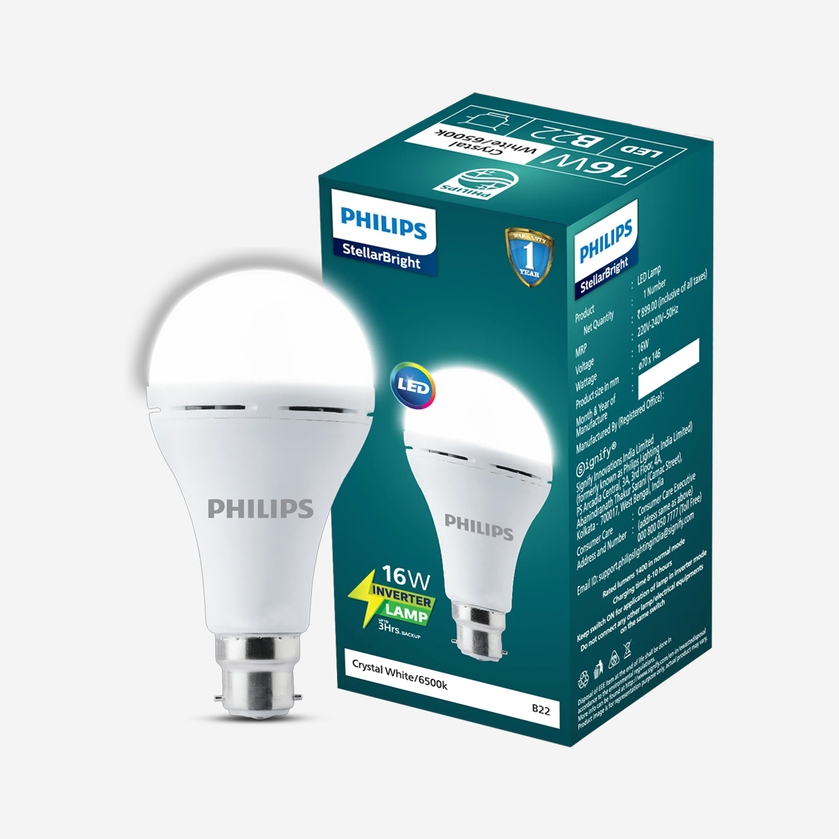 Philips Stellar Bright Emergency Inverter LED Bulb