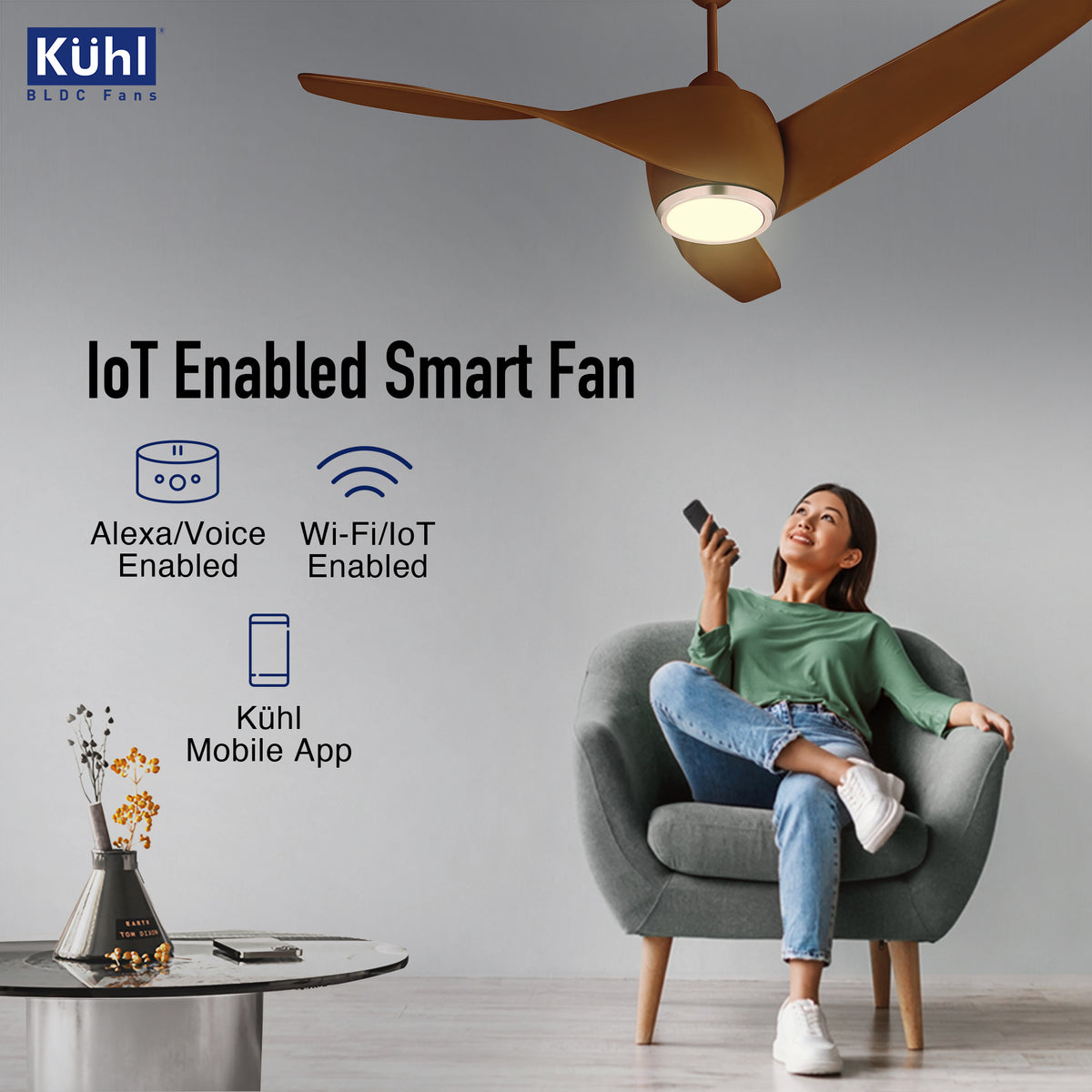 KUHL Twist L3 BLDC Ceiling Fan