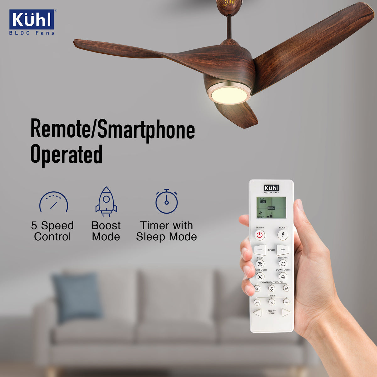 KUHL Twist L3 Ceiling Fan