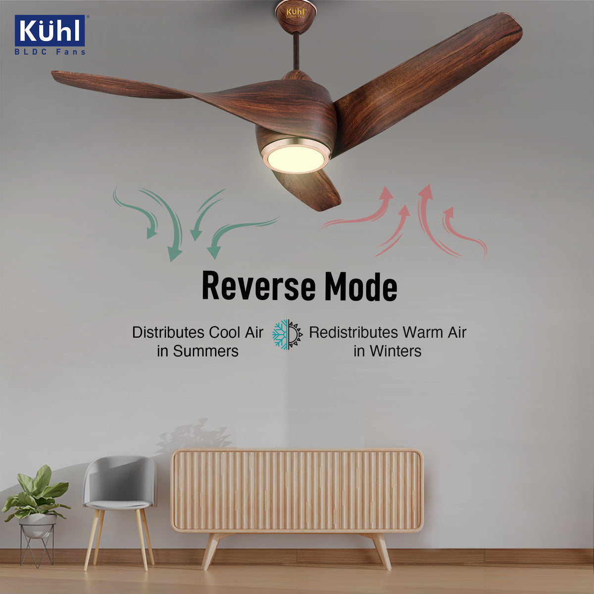 KUHL Twist L3 Ceiling Fan
