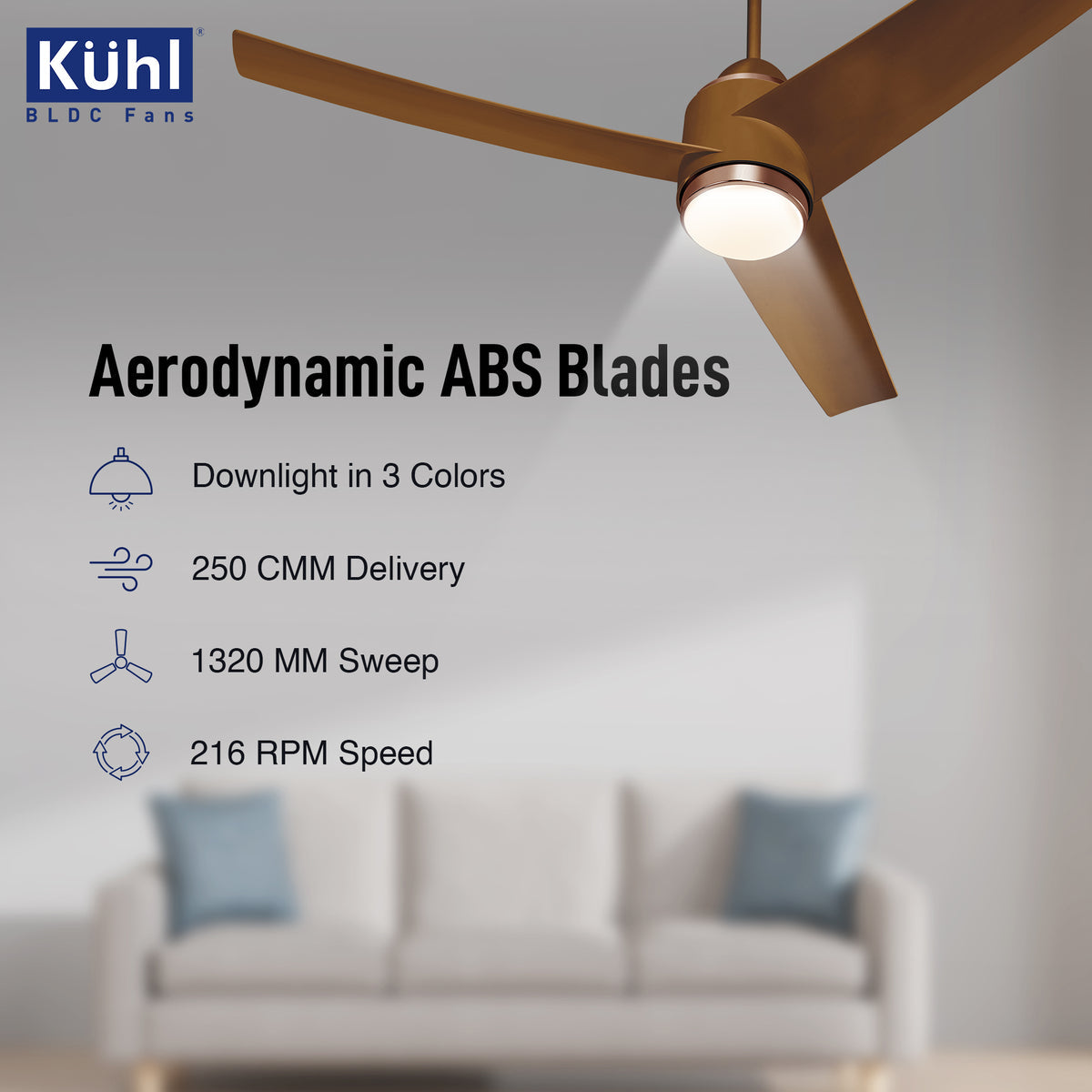 Kühl Windzz K3 BLDC Ceiling Fan