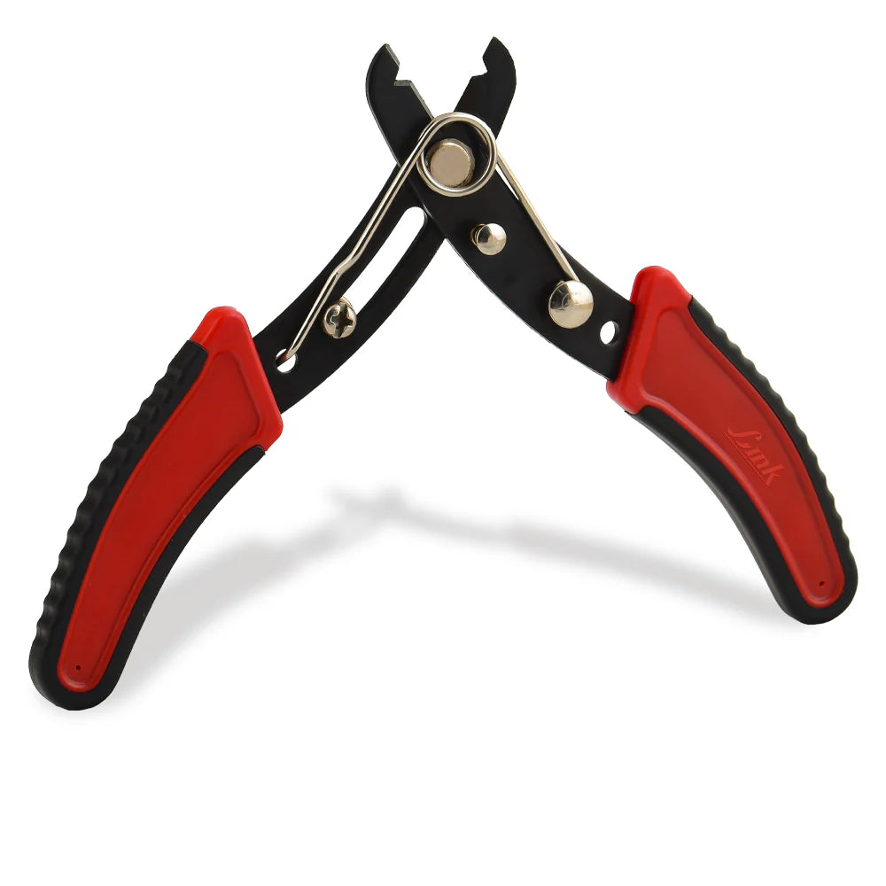 LINK Prabal Wire Stripper 125mm (5 Inch) – Wire Stripping & Cutting Tool with PVC Double Grip Handle