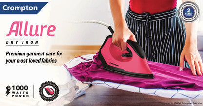 Crompton Allure 1000W Dry Iron
