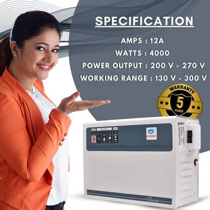 Everest EWD 400 Double Booster Voltage Stabilizer