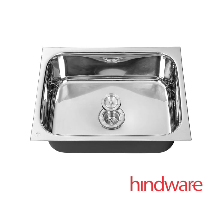 Hindware Kitchen Sink 24x18x8 304 Grade - 25Yrs Warranty