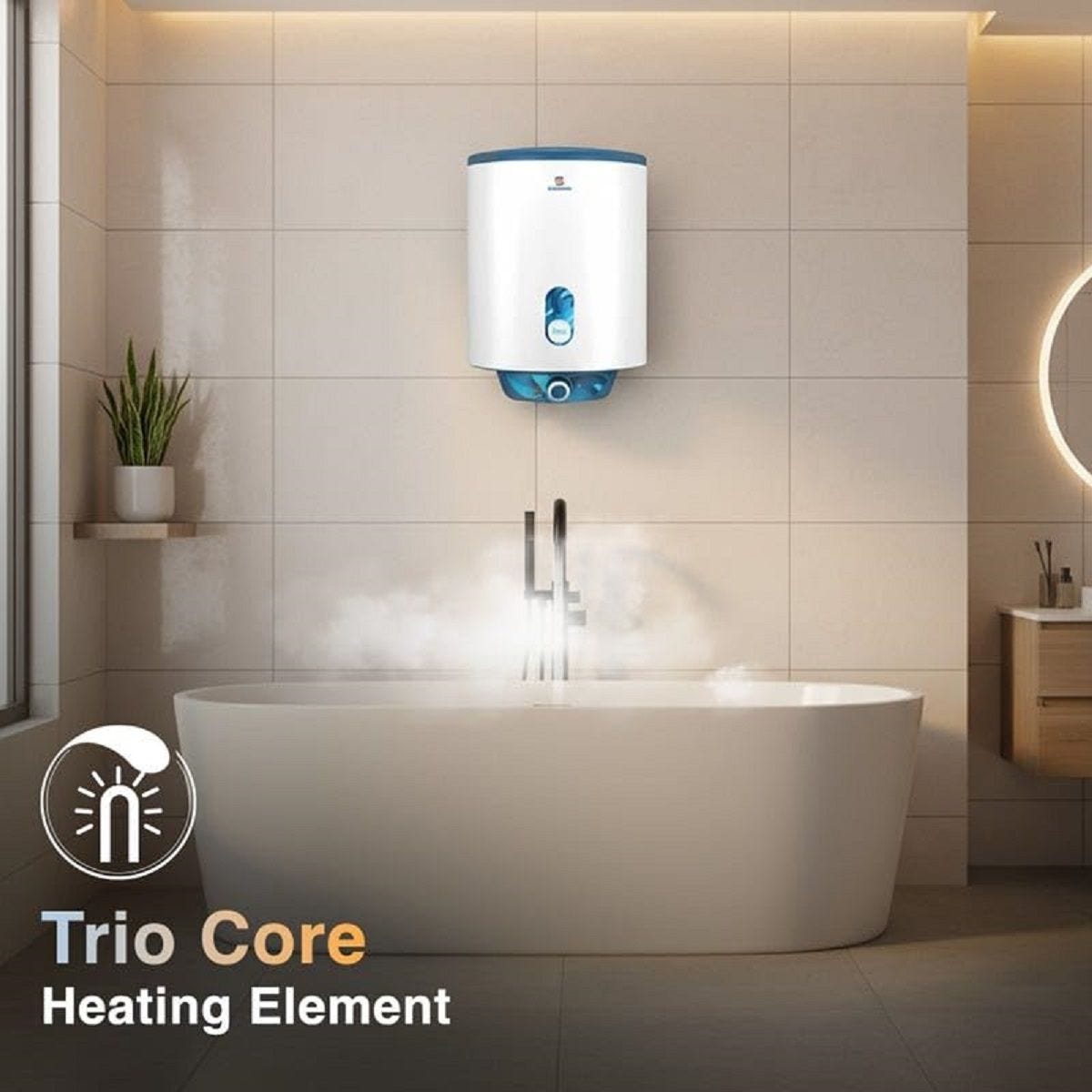 Standard(Havells) Premium 4-Star Metal Storage Water Heater