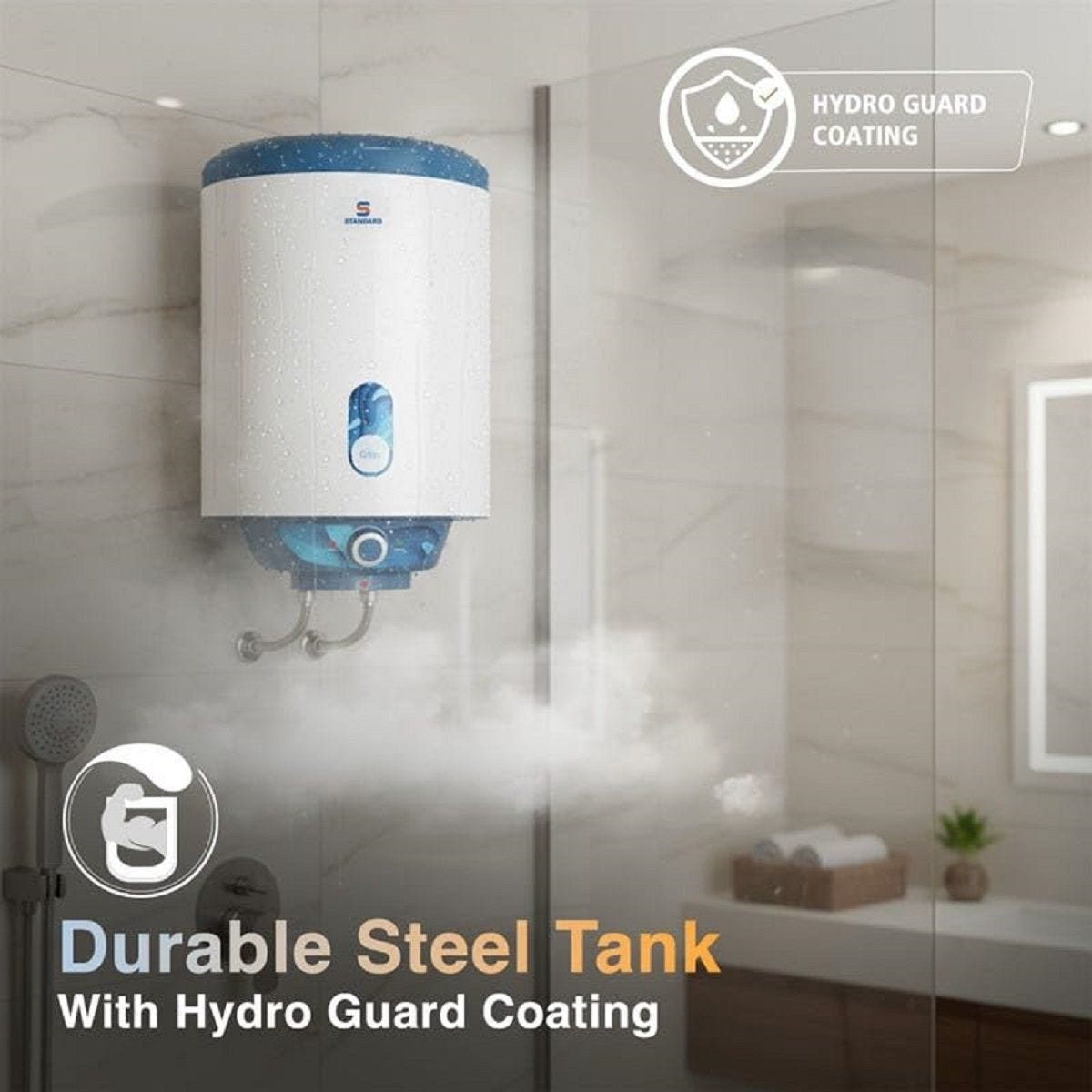 Standard(Havells) Premium 4-Star Metal Storage Water Heater