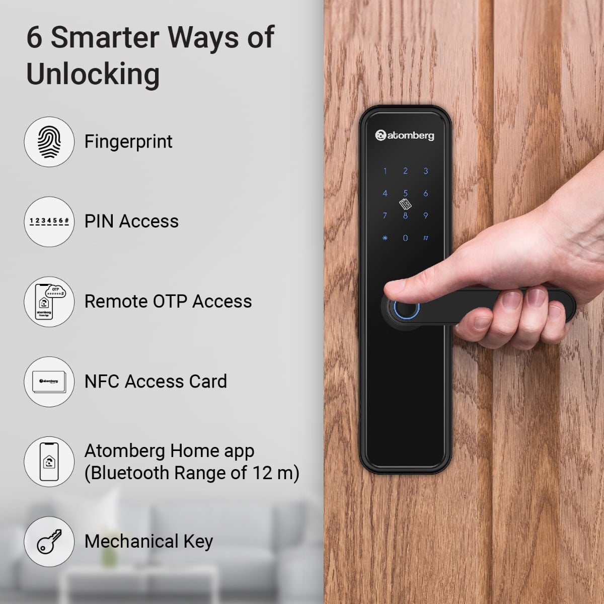 Atomberg Azhero Smart Door Lock